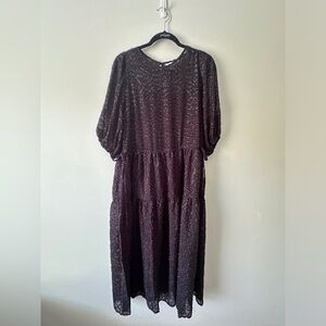 H&M black dress with sparkle